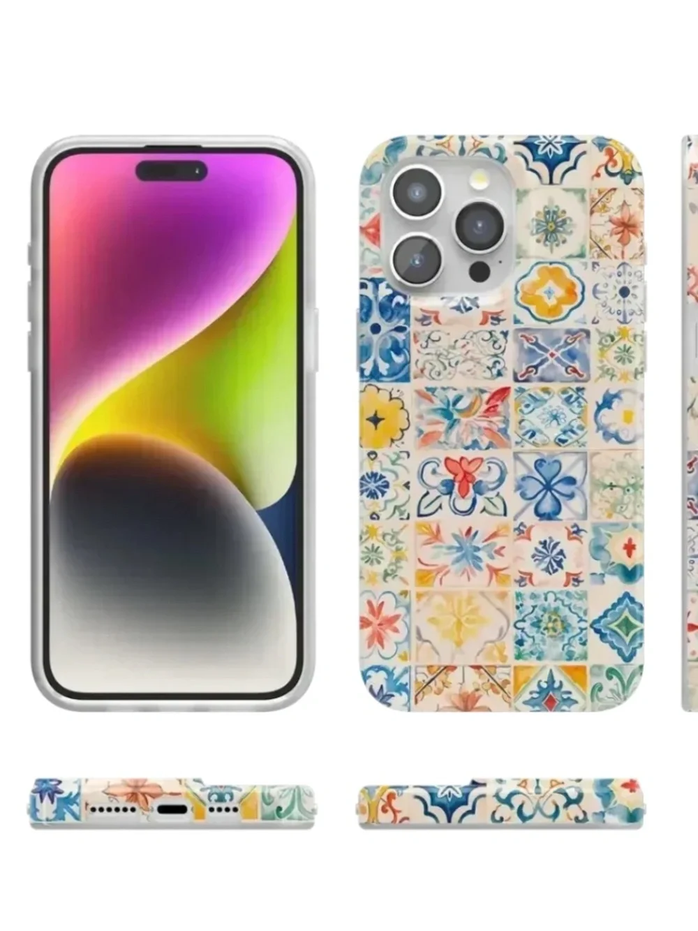 Casely iPhone 15 Pro Tuscan Tiles Dolce Vita Case
